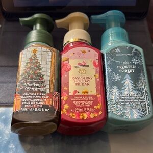 Bath & Body Works Hand Soap Trio - Green, Red, Blue